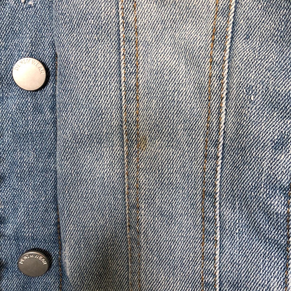 BRAND NEW lined Jean jacket Y2K - Picture 5 of 6